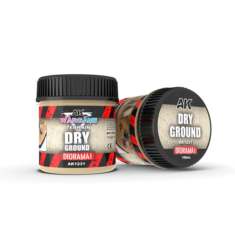Dry Ground (100ml) - Wargame Terrain - AK Interactive