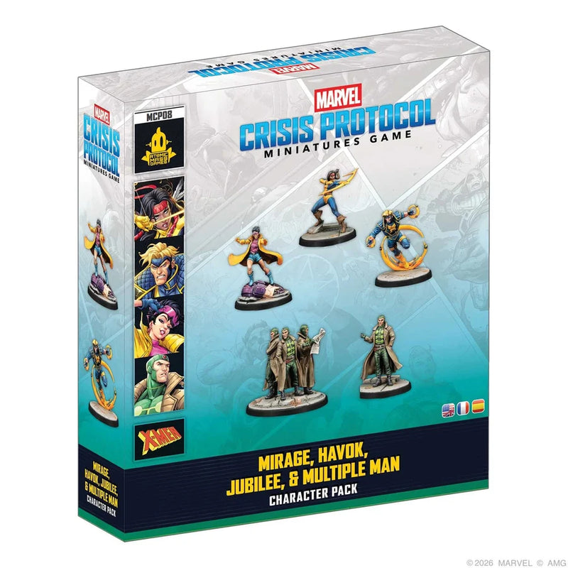 Mirage, Jubilee, Multiple Man and Havok Character Pack - Marvel Crisis Protocol