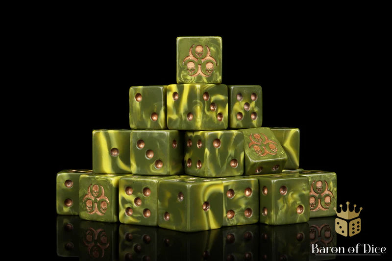 Diseased Dice (25) - Baron of Dice - Baron of Dice