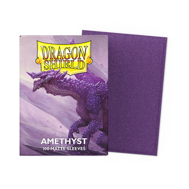 Dragon Shield Matte Amethyst - 100 Standard Size Sleeves - Arcane Tinmen