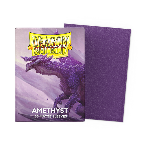 Dragon Shield Amethyst - 100 Standard Size Sleeves - Arcane Tinmen