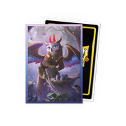 The Dragowlis - Brushed Art Sleeves Standard Size (100) - Dragon Shield - Arcane Tinmen