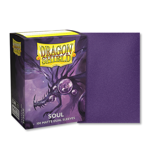 Dragon Shield – Standard size – Dual Matte – Metallic Purple – Soul (100) - Arcane Tinmen