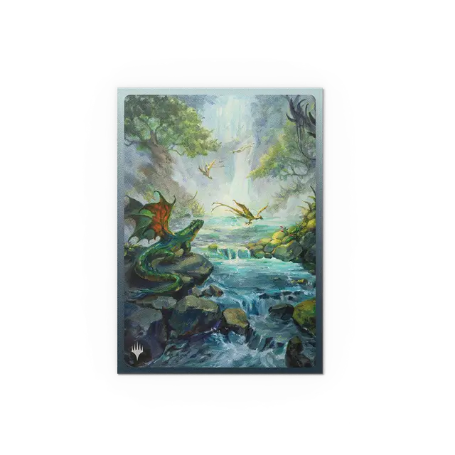 Landfall Series Misty Rainforest - Matte Dual Art Sleeves (100) - Dragon Shield
