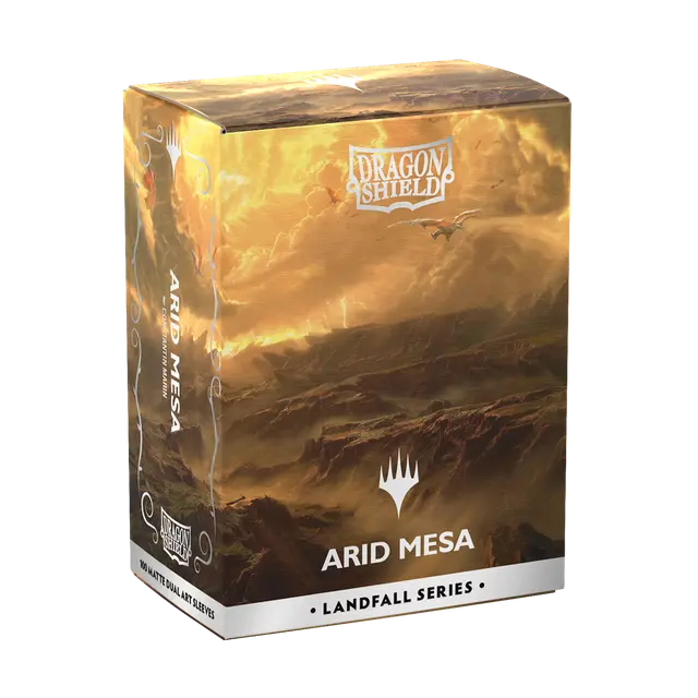 Landfall Series Arid Mesa - Matte Dual Art Sleeves (100) - Dragon Shield