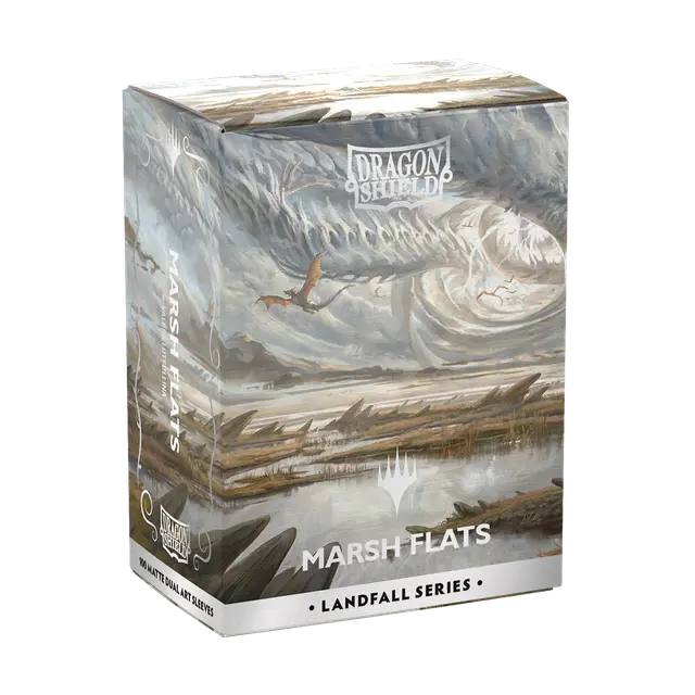Landfall Series Marsh Flats - Matte Dual Art Sleeves (100) - Dragon Shield - Arcane Tinmen
