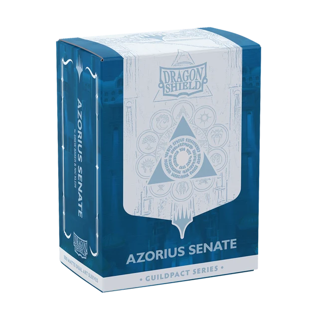 Guildpact Series -   Azorius Senate - Matte Dual Art Sleeves - Dragon Shield