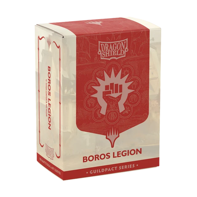 Guildpact Series - Boros Legion - Matte Dual Art Sleeves - Dragon Shield