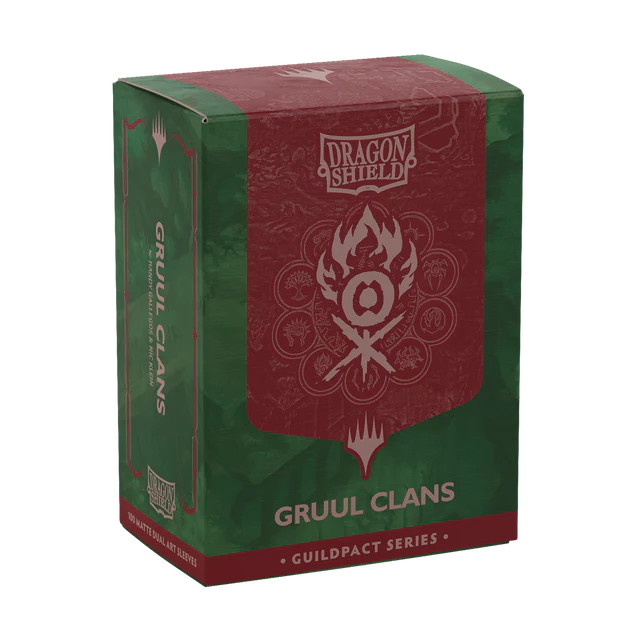 Guildpact Series - Gruul Clans - Matte Dual Art Sleeves - Dragon Shield