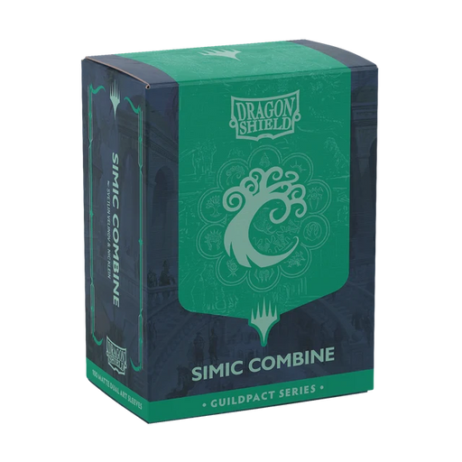 Guildpact Series - Simic Combine - Matte Dual Art Sleeves - Dragon Shield - Arcane Tinmen