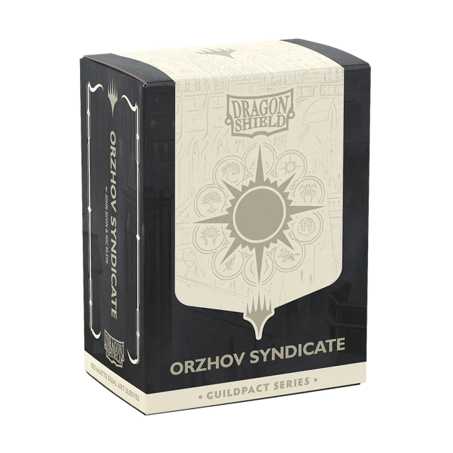 Guildpact Series - Orzhov Syndicate - Matte Dual Art Sleeves - Dragon Shield