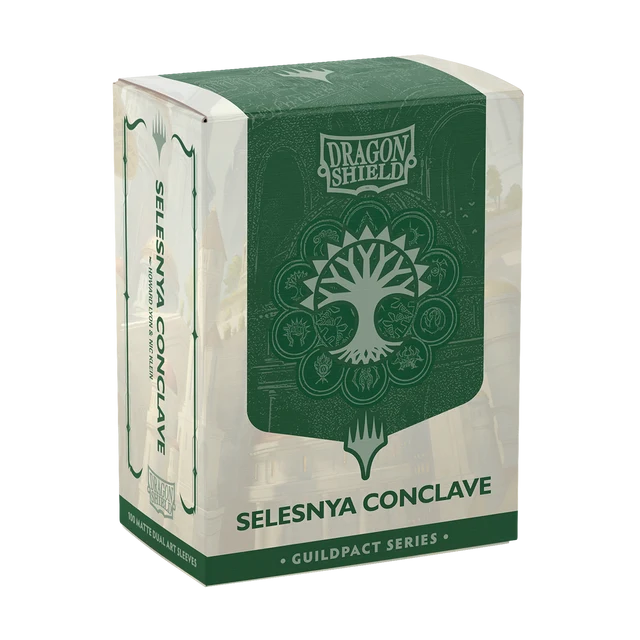 Guildpact Series -  Selesnya Conclave - Matte Dual Art Sleeves - Dragon Shield