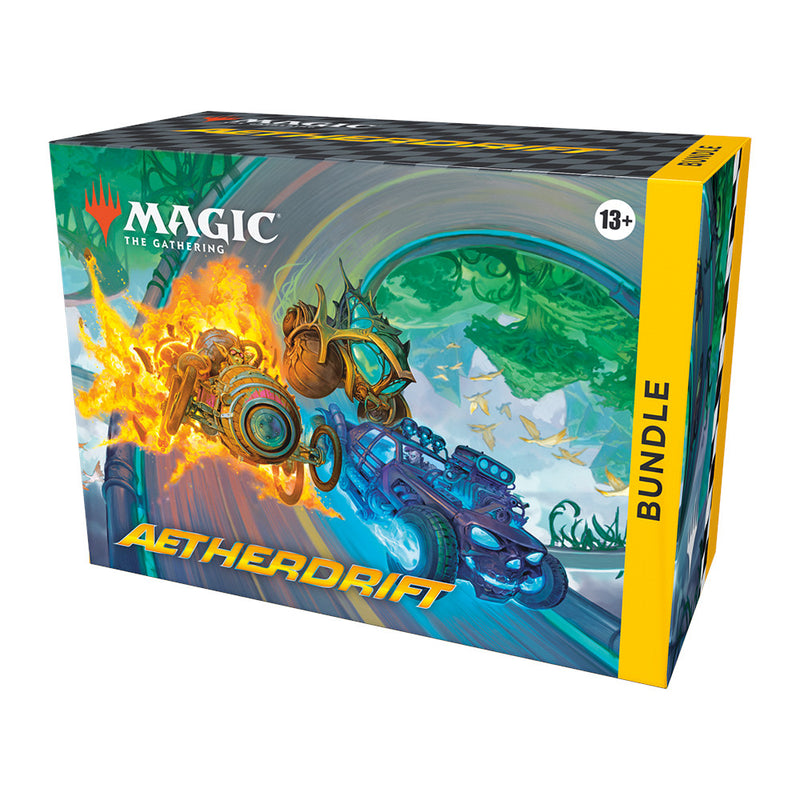 Magic: The Gathering Aetherdrift Bundle (9 Play Boosters, 40 Lands, 1 Alt-Art Card + Exclusive Accessories) - Wizards Of The Coast