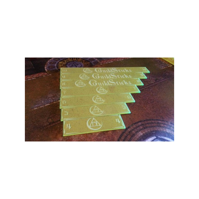 Guild Ball Sticks Alchemists Green