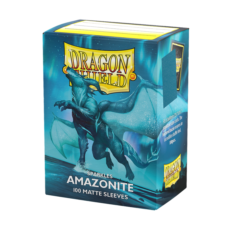 Dragon Shield  - Sparkles Amazonite - Matte Standard Sleeves (100)
