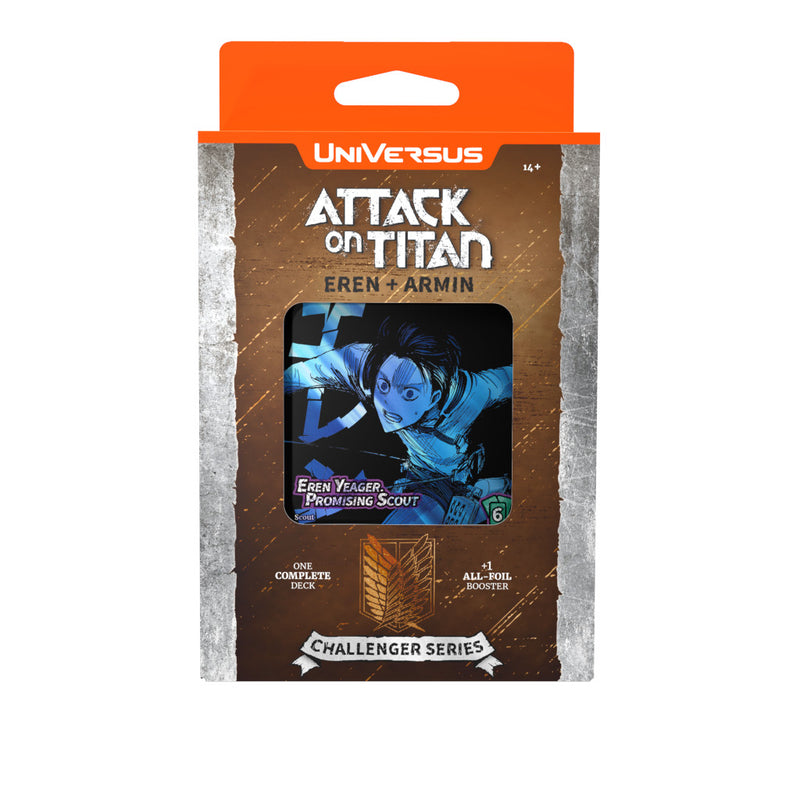 Attack on Titan: Battle for Humanity Challenger Series Deck - Universus Collectible Card Game - UVS Games