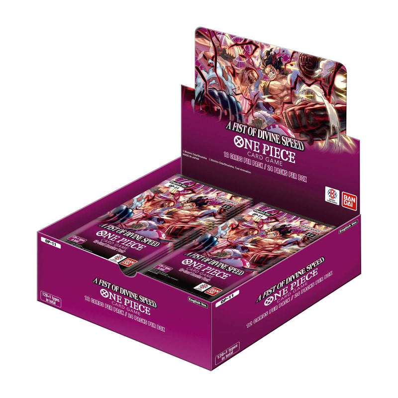 A Fist of Divine Speed OP-11 Booster Box - One Piece Card Game - Bandai