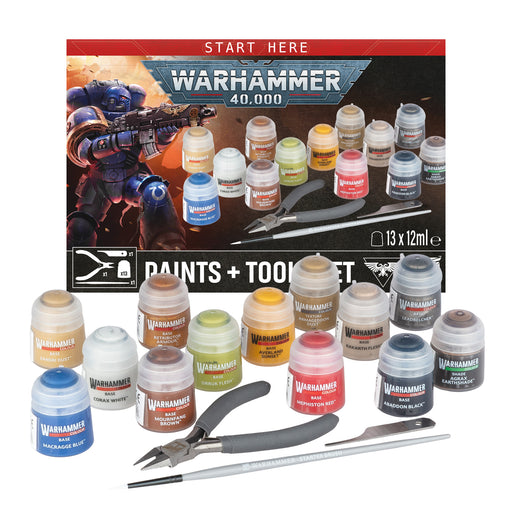 Warhammer 40000 Paints and Tools Set - Games Workshop