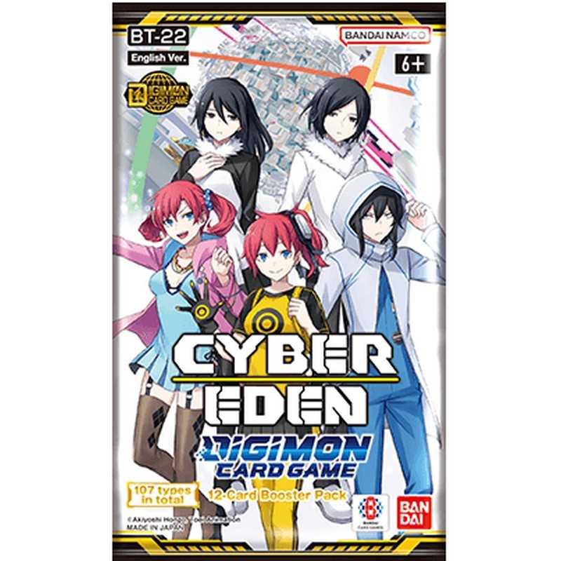 Cyber Eden Booster Pack BT22 - Digimon Card Game - Bandai Card Games