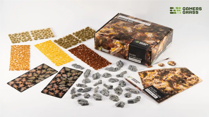 Gamers Grass- Golden Autumn Glade Basing Box
