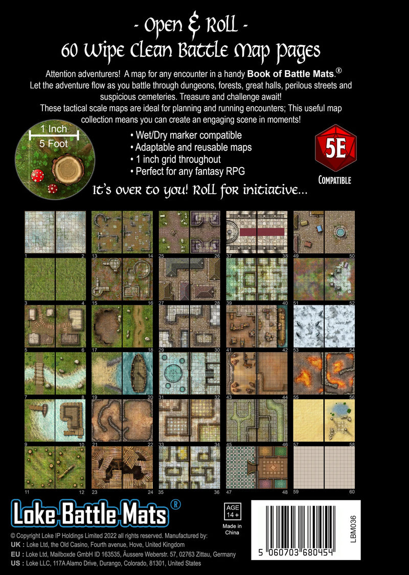 Big Book of Battle Mats (Revised) - Loke Battlemats