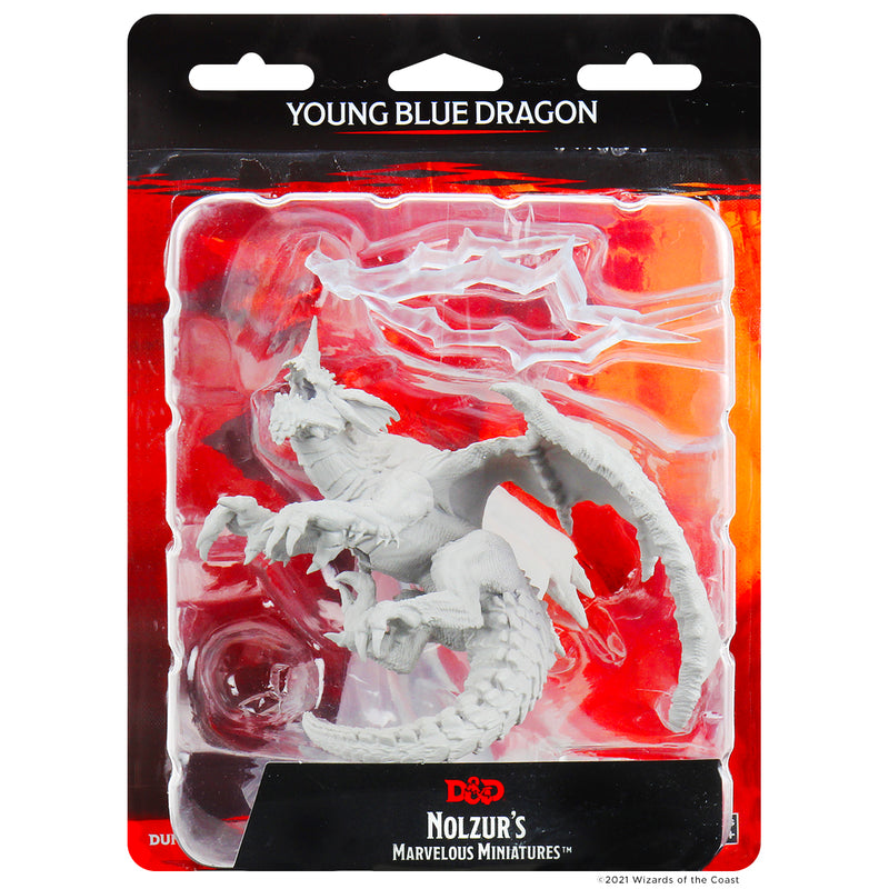 D&D Nolzur's Marvelous Unpainted Miniatures: Young Blue Dragon