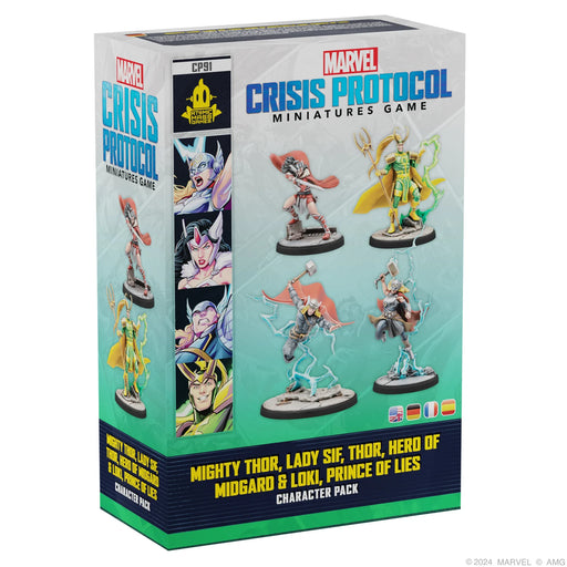 Mighty Thor, Lady Sif, Thor, Hero of Midgard & Loki, Prince of Lies - Marvel Crisis Protocol - Atomic Mass Games