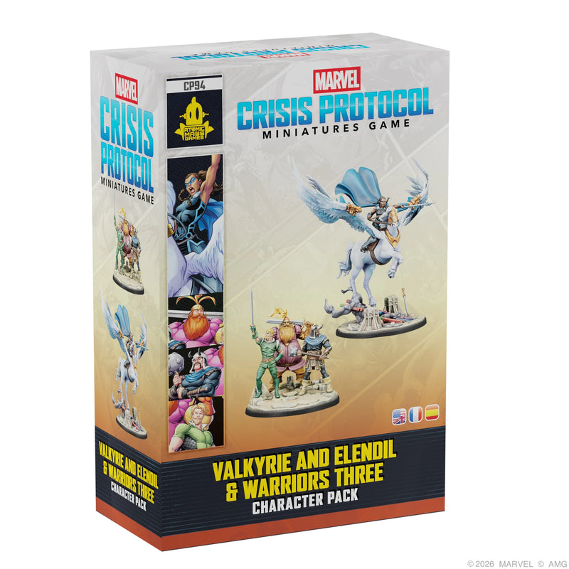 Valkyrie and Elendil & Warriors Three - Marvel: Crisis Protocol