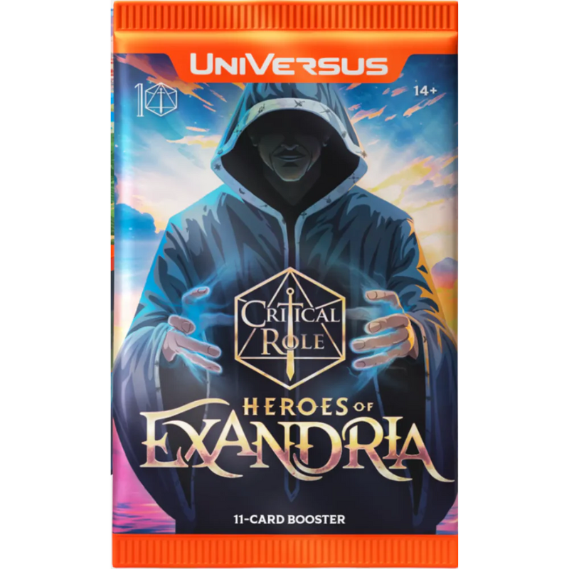Critical Role: Heroes of Exandria Booster Pack - Universus Collectible Card Game - UVS Games