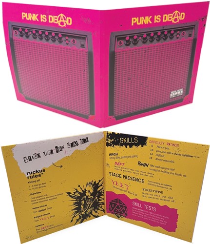 Punk Is Dead RPG: Band Manager Screen - Critical Kit Ltd