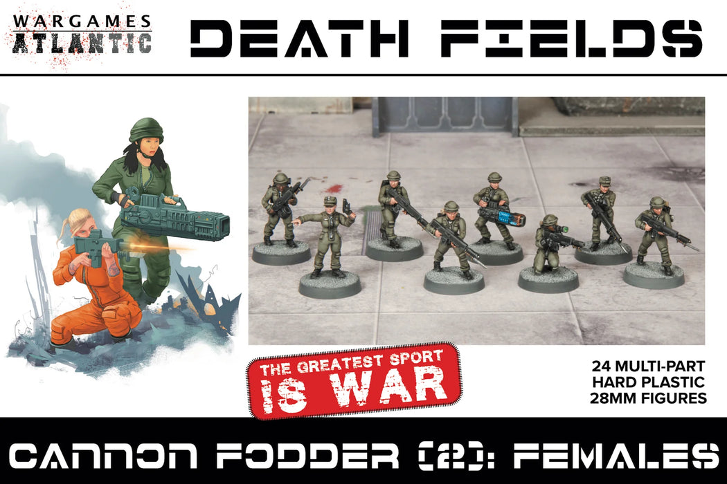 Cannon Fodder (2) Females  - Wargames Atlantic