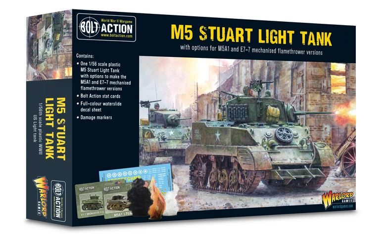 Bolt Action: M5 Stuart Light Tank - Warlord Games