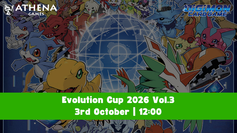 Digimon Card Game Evolution Cup 2026 Vol.3 | 3rd October | 12:00