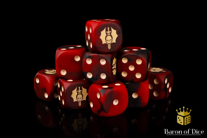 Cursed Vampire (25 Rounded) - Baron of Dice
