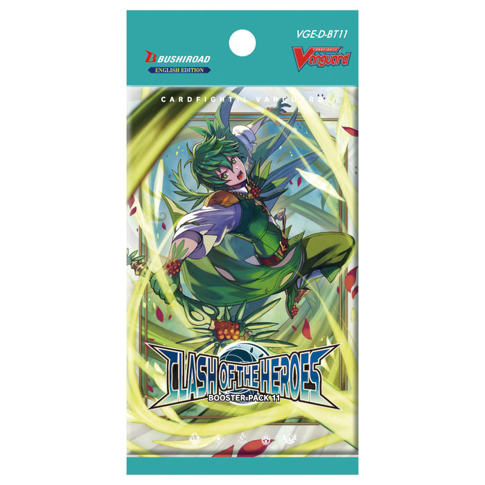 Clash of the Heroes Booster Pack - D-BT11 Booster Pack 11 - Cardfight!! Vanguard