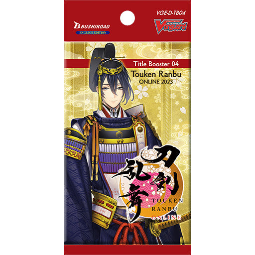 Touken Ranbu Online 2023 D-TB04 Booster Pack - Title Booster 04 - Cardfight!! Vanguard