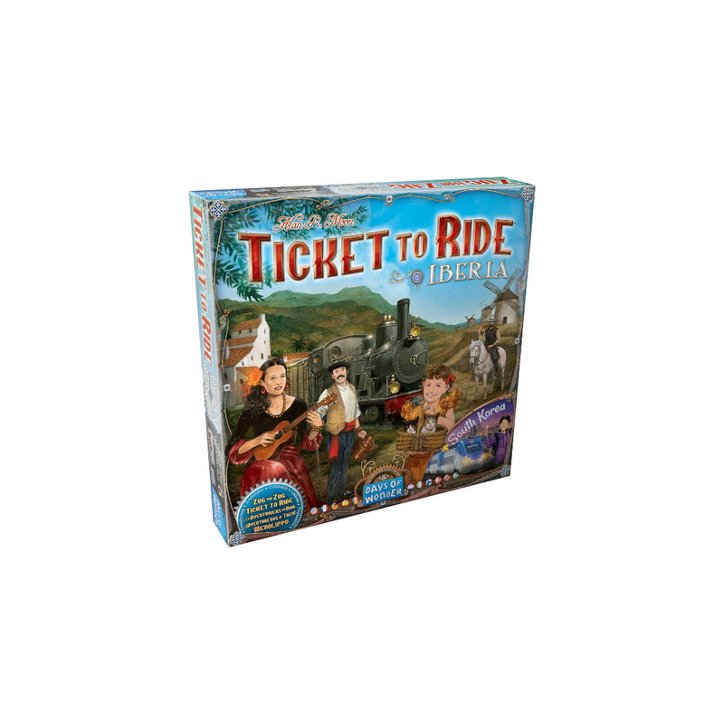 Ticket to Ride Iberia and South Korea Map Collection - Days of Wonder
