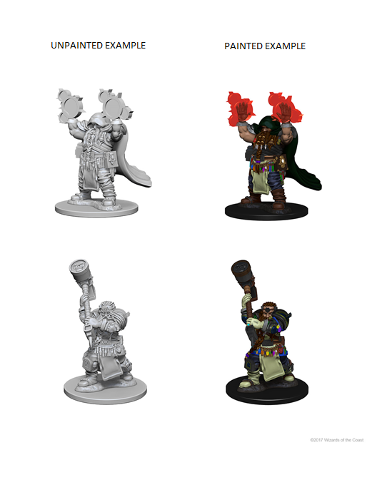 D&D Nolzur's Marvelous Miniatures: Male Dwarf Cleric
