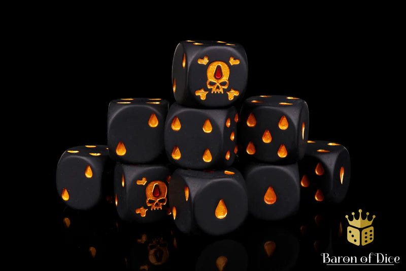 Death’s Curse (25 Rounded) - Baron of Dice