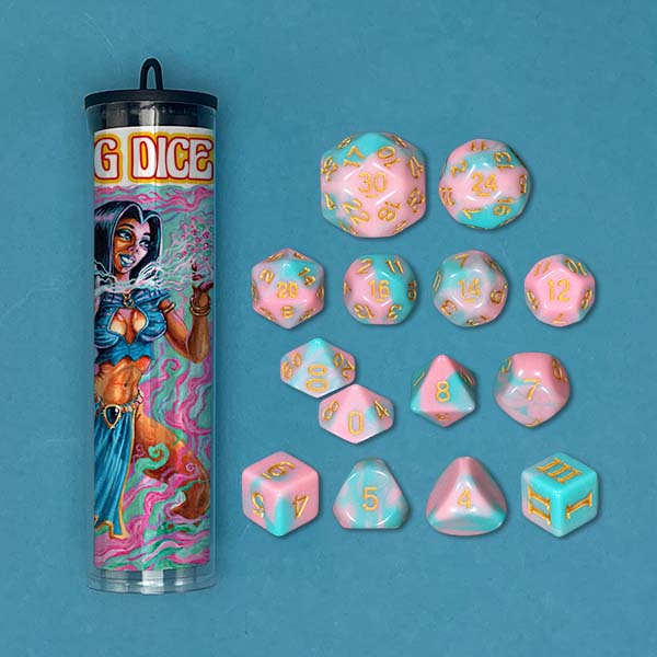 Dungeon Crawl Classics: Vello's Crystalized Creations Dice Set - Goodman Games
