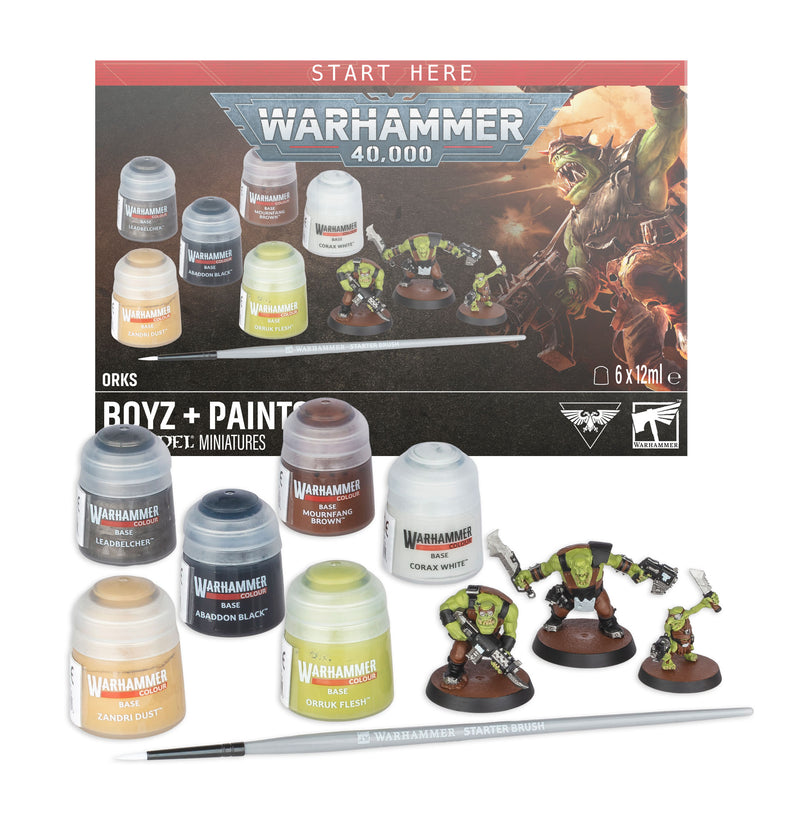 Ork Boyz and Paints Set