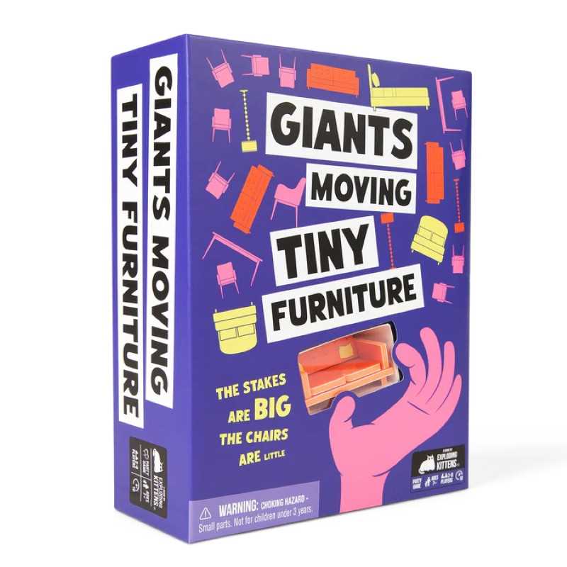 Giants Moving Tiny Furniture - Exploding Kittens