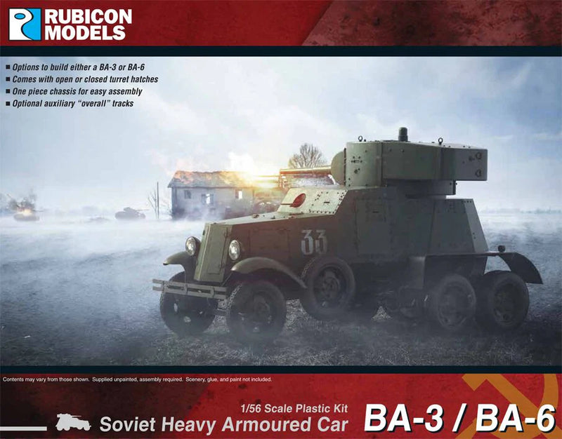 Rubicon Models - BA-3 / BA-6 Heavy Armoured Car - Rubicon Models LTD
