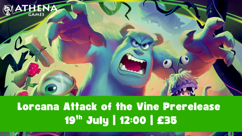 Lorcana Attack of the Vine Prerelease | 19th July | 12:00 - Hosted By Athena Games