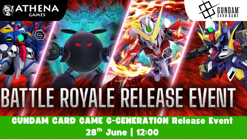 GUNDAM CARD GAME G-GENERATION ST10 & EB01 Release Event | 28th June | 12:00 - Hosted By Athena Games
