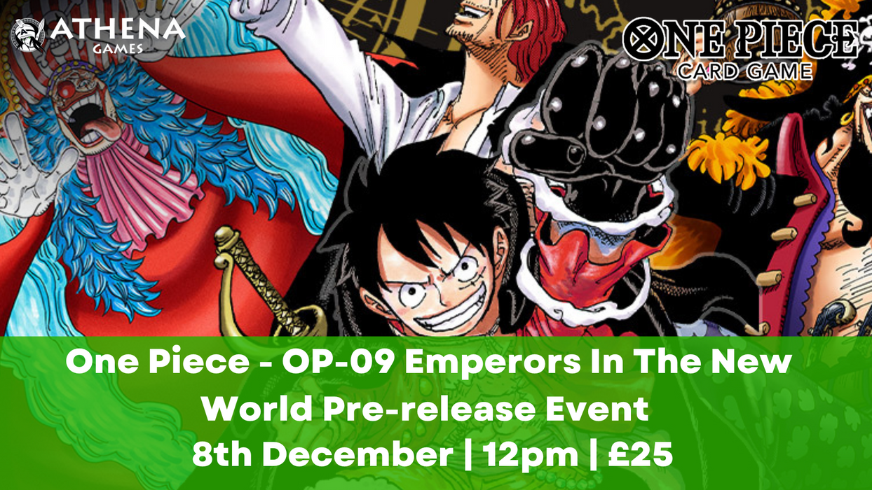 One Piece - OP-09 Emperors In The New World Pre-release Event - 8th December 12pm