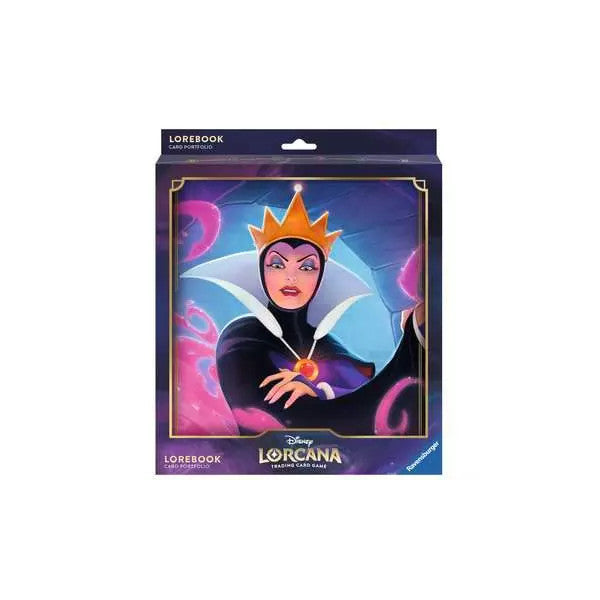 Disney Lorcana: Lorebook - 10 Page Portfolio - Evil Queen