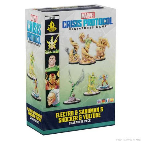 Electro & Sandman & Shocker & Vulture: Marvel Crisis Protocol - Atomic Mass Games