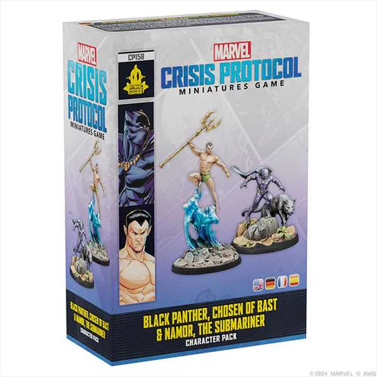 Black Panther Chosen of Bast & Namor The Sub-Mariner - Marvel Crisis Protocol - Atomic Mass Games