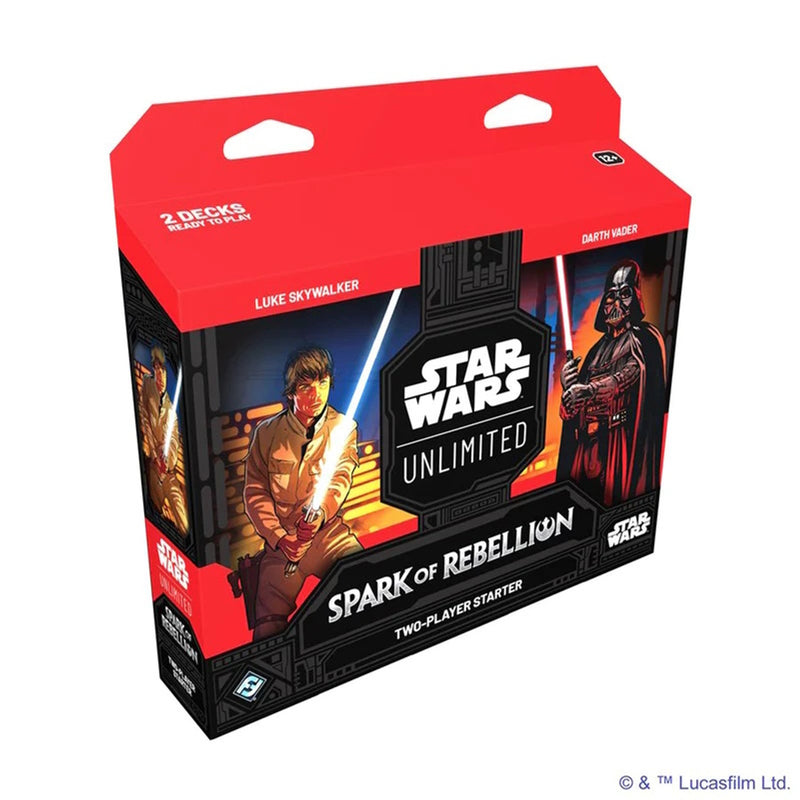Spark of Rebellion Two-Player Starter (Luke Vs Vader) - Star Wars: Unlimited